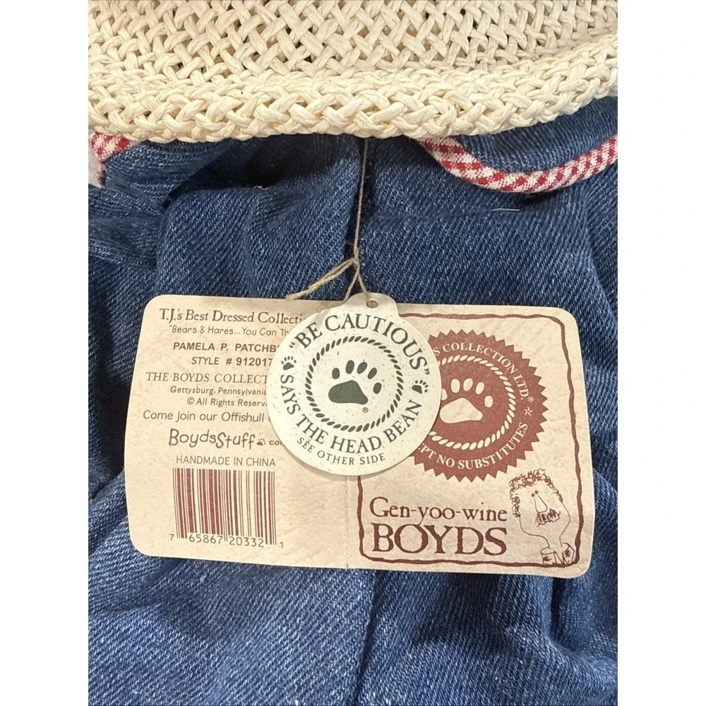 Boyds Bears Plush Pamela P. Patchberry #912017 TJs Best Dressed + Tags 1988-2002